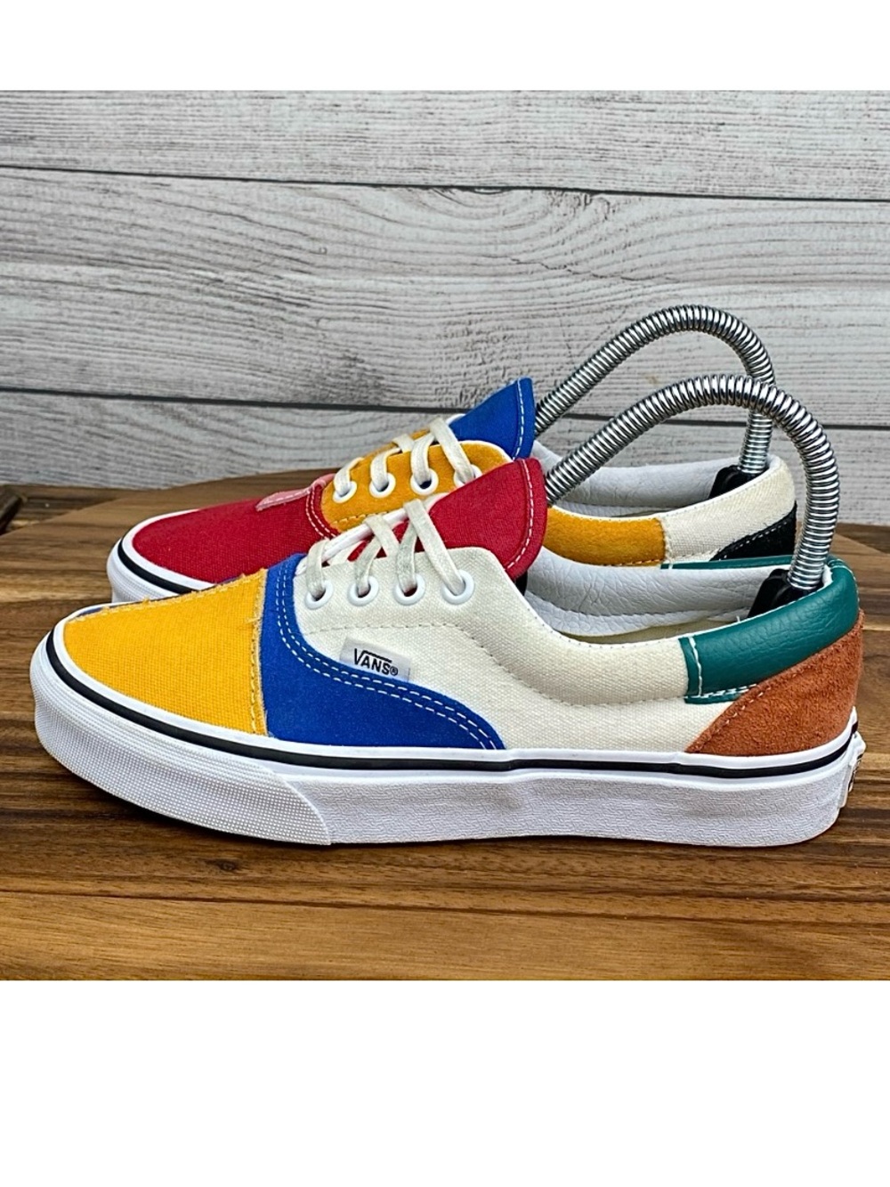 Vans Era Patchwork Multicolor Lace Up Sneaker Women’s Shoe Size 6